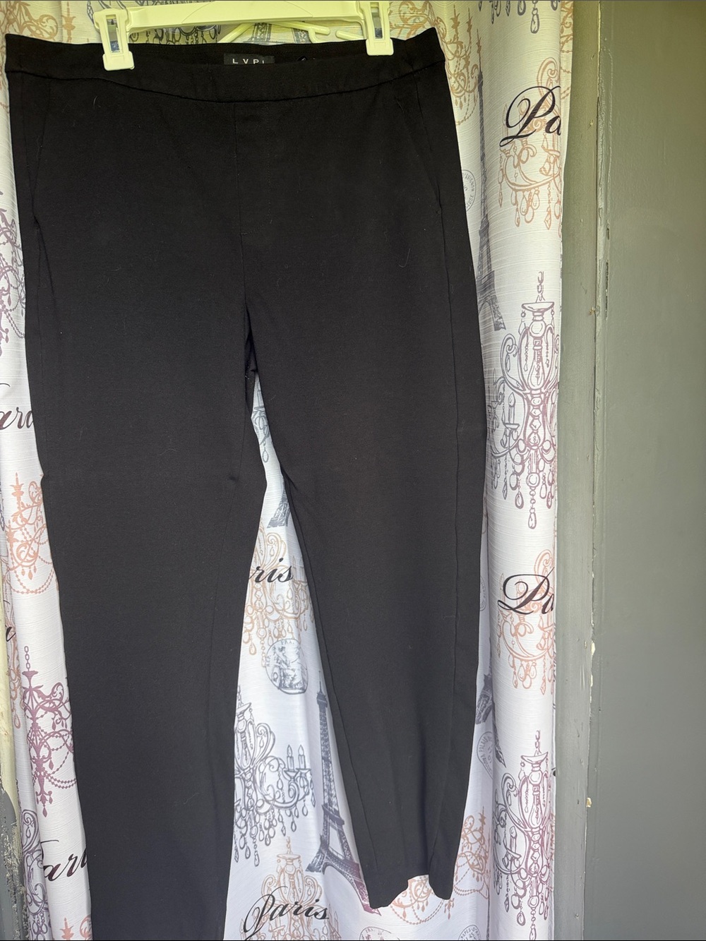 VPL Black Stretch Slim Trousers